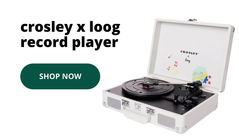 Crosley x loog record player - shop now