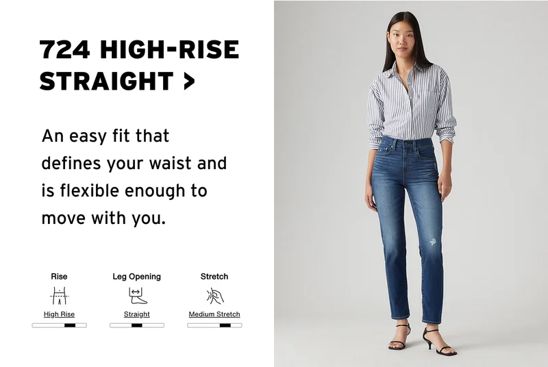 SHOP THE 724 HIGH RISE STRAIGHT
