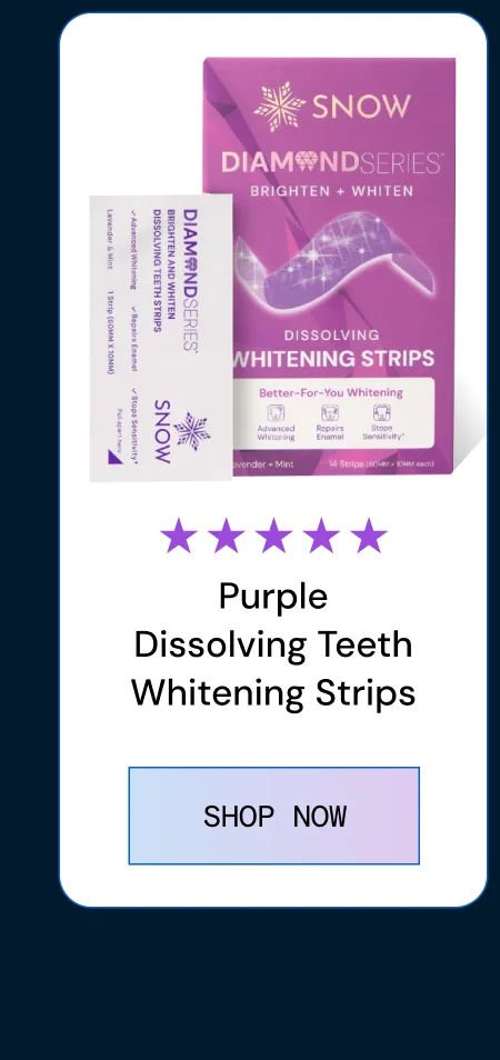 Purple Dissolving Teeth Whitening Strips