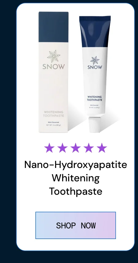 Nano-Hydroxyapatite Whitening Toothpaste