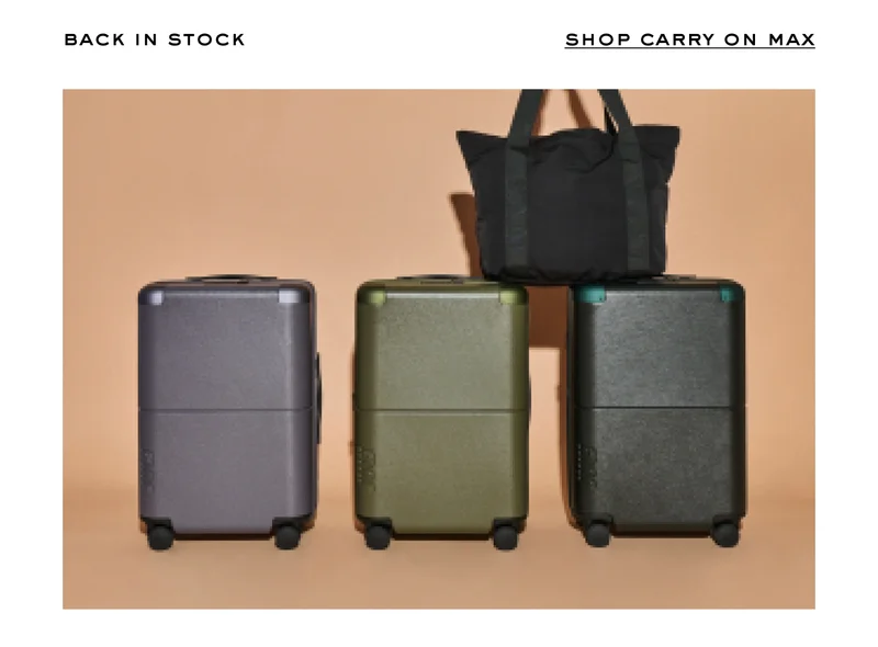back in stock: shop carry on max