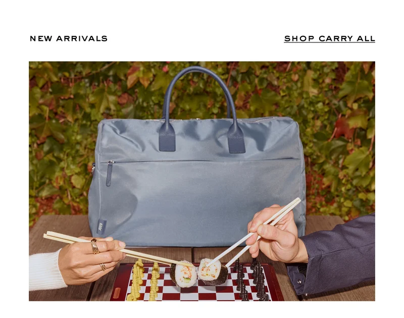 new arrivals: shop carry all