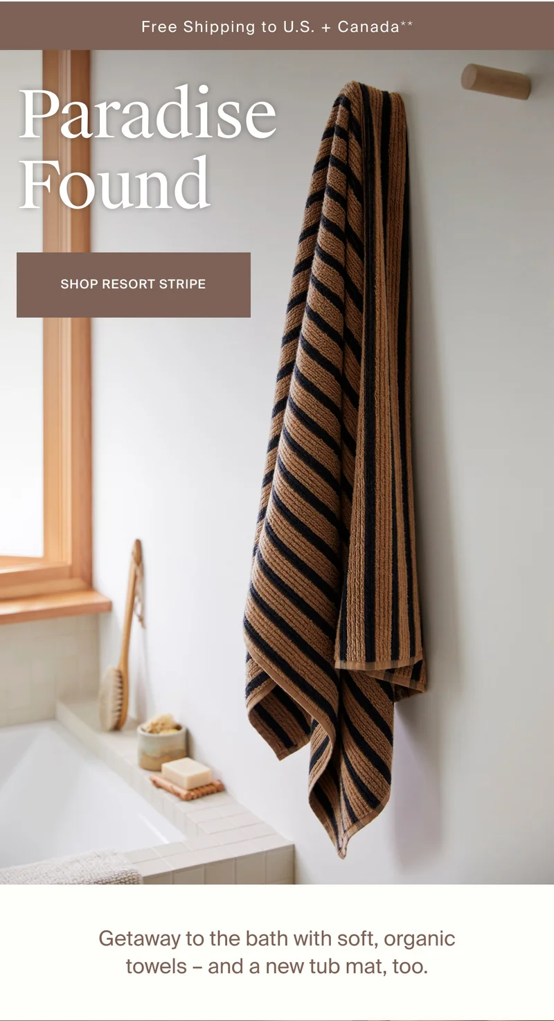 Shop Resort Stripe Towels