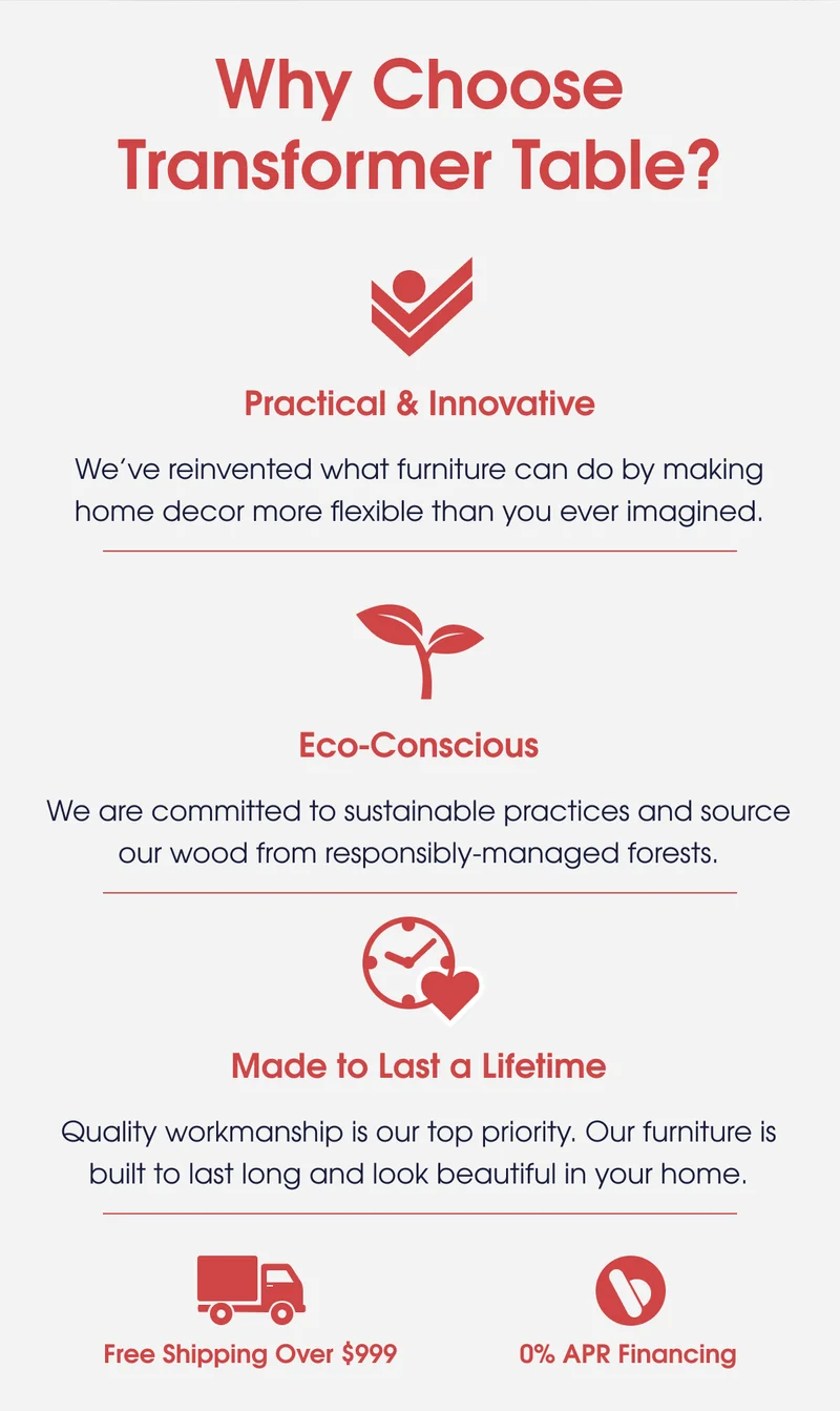 Why Choose Transformer Table?