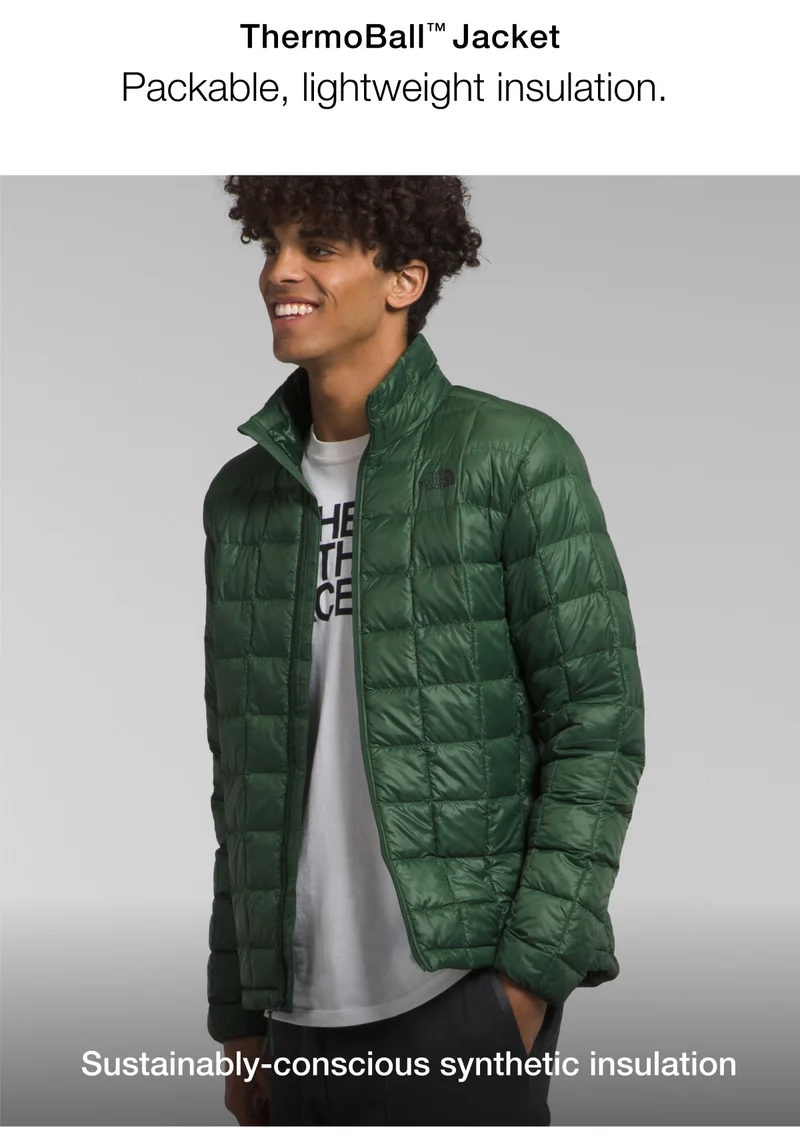 Packable, lightweight insulation.