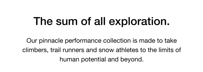 The sum of all exploration.