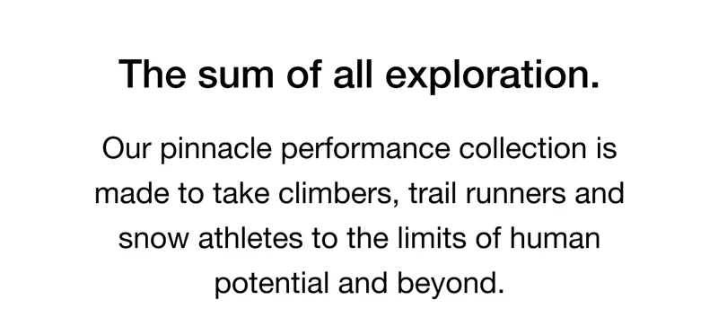 The sum of all exploration.