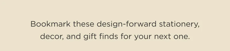 Bookmark these design-forward stationery