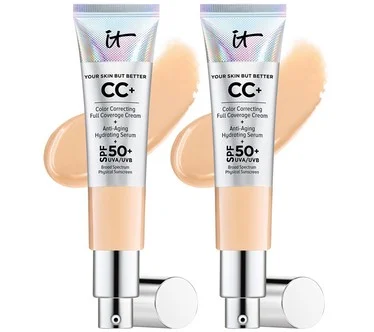 IT Cosmetics CC+ Cream SPF 50 Foundation Duo