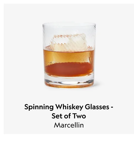 Spinning Whiskey Glasses – Set of Two