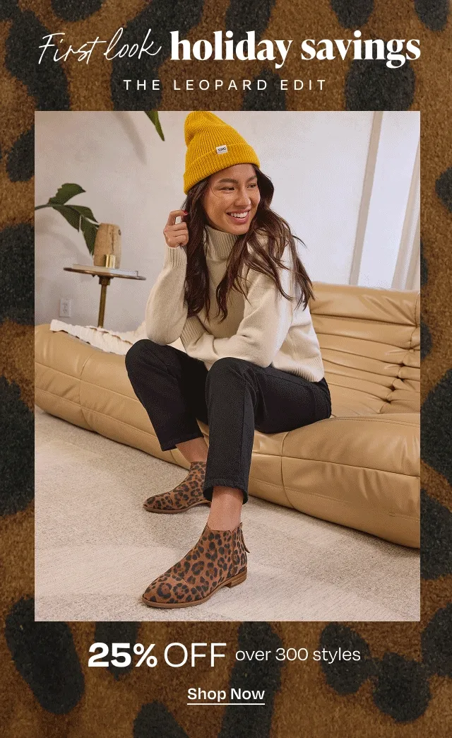 First Look Holiday Savings | The Leopard Edit - Image
