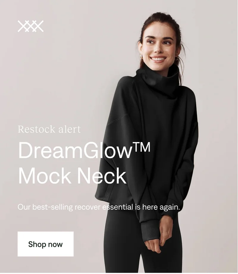 DreamGlow™ Mock Neck