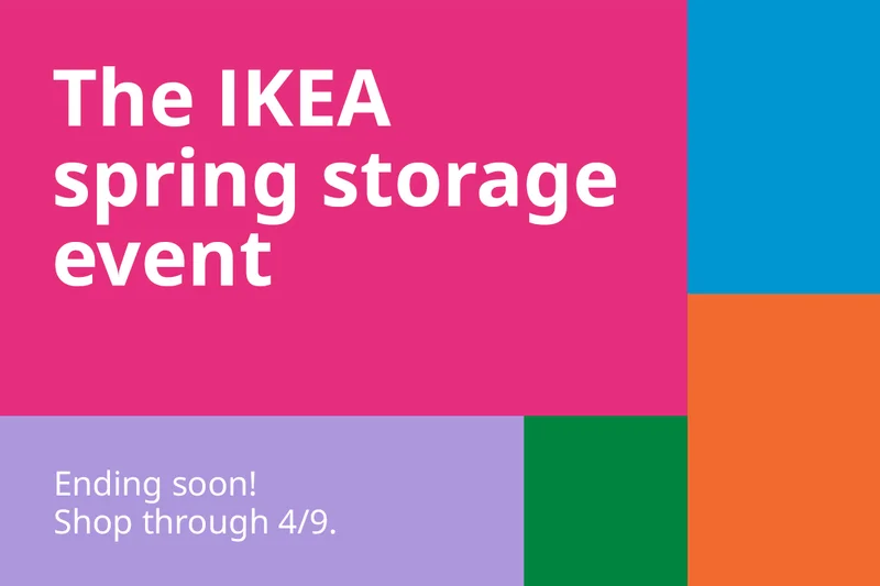 The IKEA spring storage event
