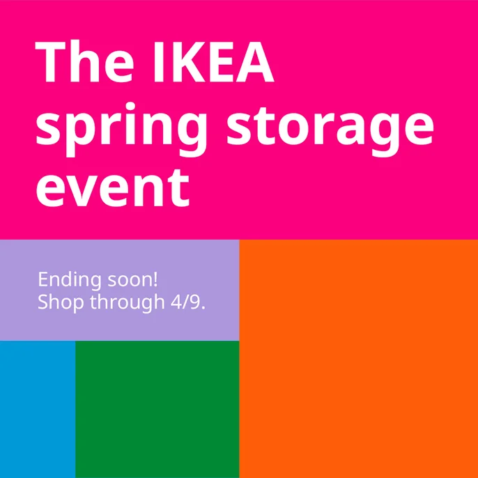 The IKEA spring storage event