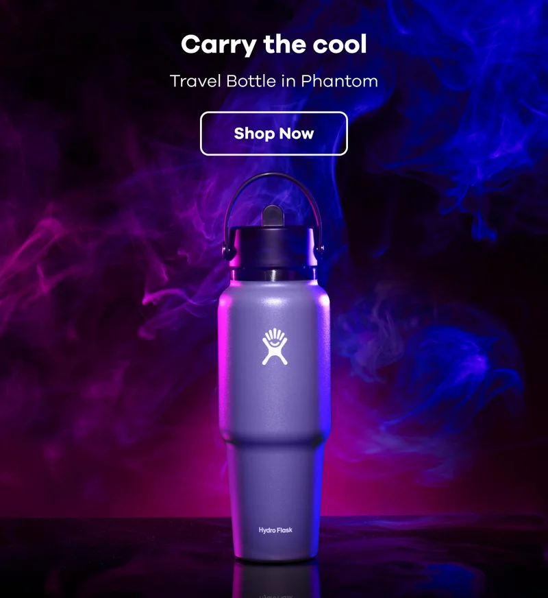 Carry the cool. Travel Bottle in Phantom | Shop Now