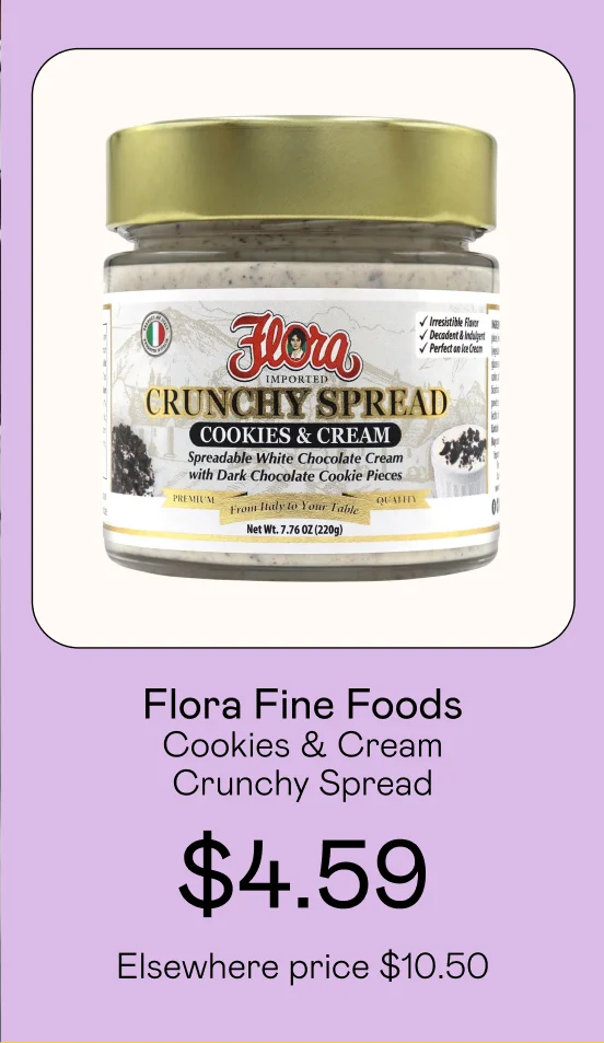 Cookies & Cream Crunchy Spread
