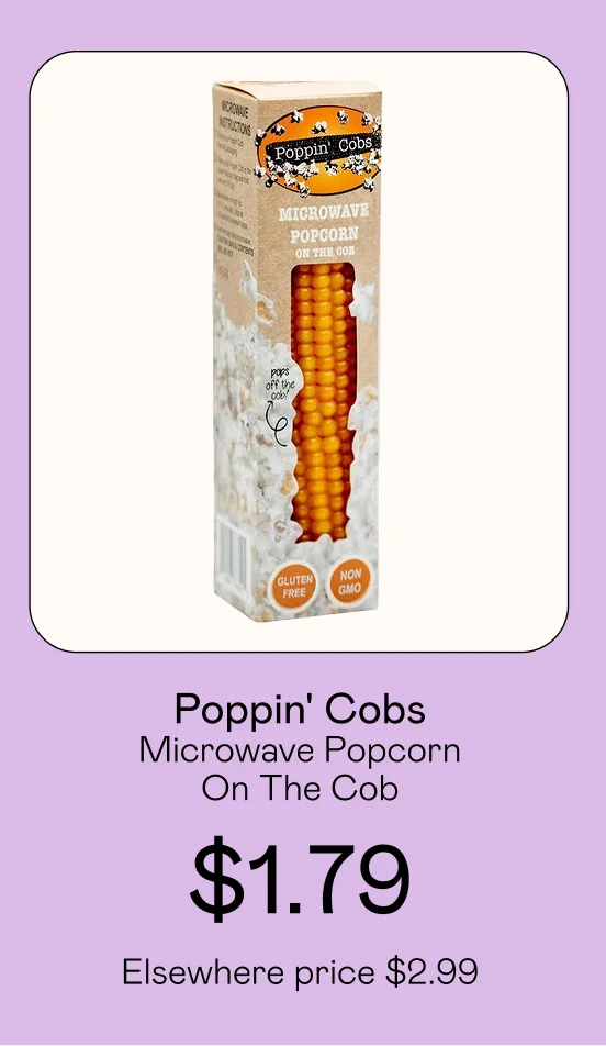 Microwave Popcorn On The Cob