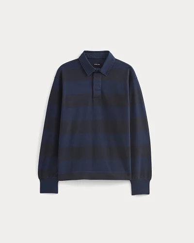 Image | Vintage Rugby Pullover | Navy / Black