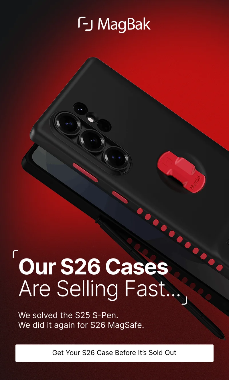 Our S26 Cases Are Selling Fast... We solved the S25 S-Pen. We did it again for S26 MagSafe.