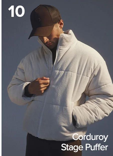 CORDUROY STAGE PUFFER