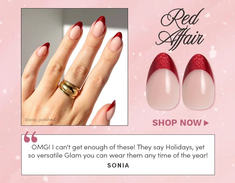 Shop 20% off Red Affair with the code HOLIYAY