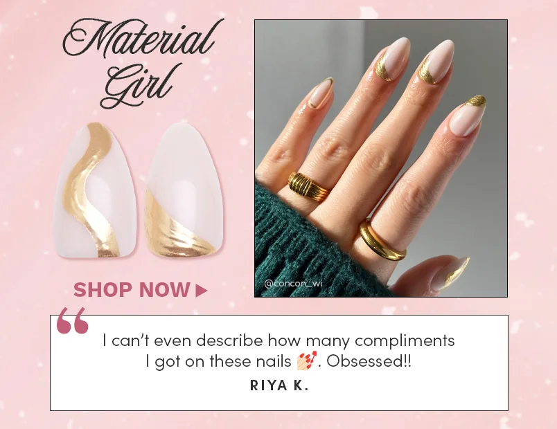Shop 20% off Material Girl with the code HOLIYAY