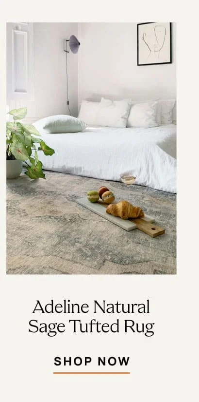 Adeline Natural Sage Rug | Shop Now