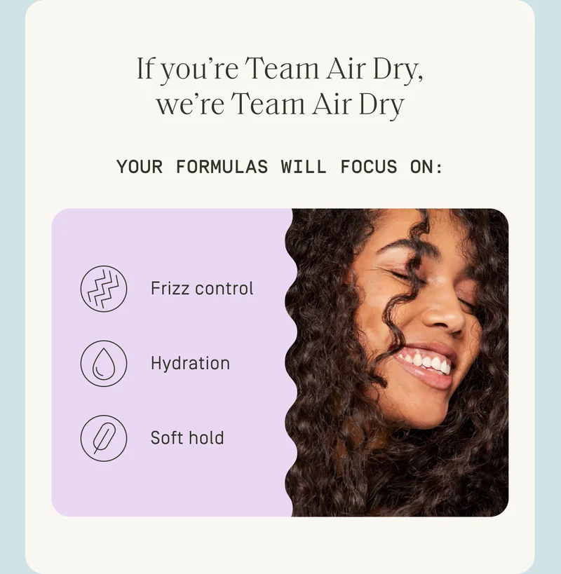 If you're Team Air Dry, we're Team Air Dry