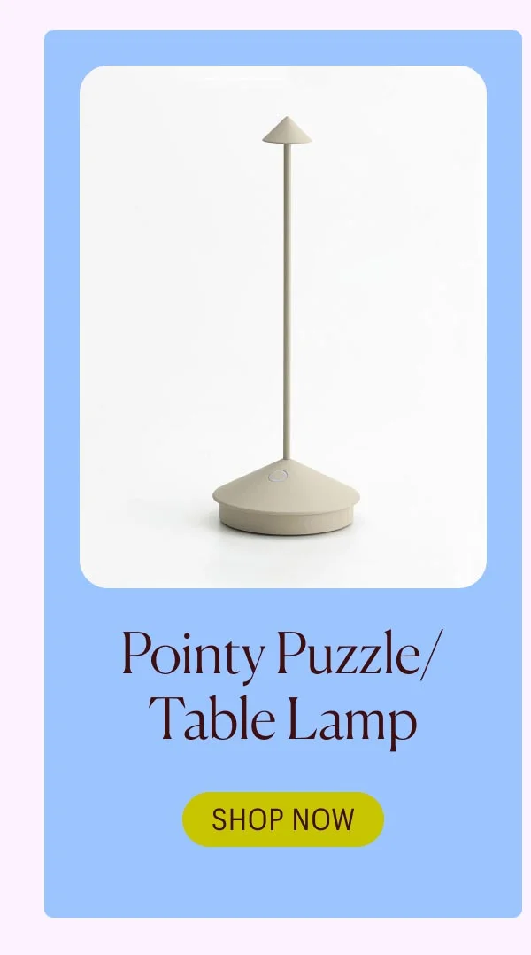 Pointy Puzzle Table Lamp