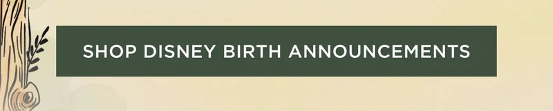 Shop Disney Birth Announcements