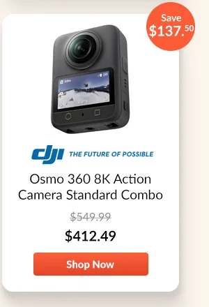 DJI Osmo 360 8K Action Camera Standard Combo