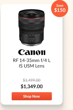 Canon RF 14-35mm f/4 L IS USM Lens