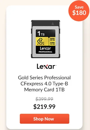 Lexar Gold Series Professional CFexpress 4.0 Type-B Memory Card 1TB