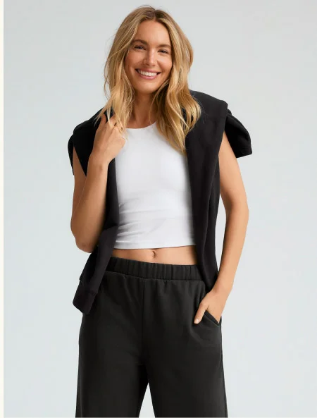 LuxeFleece Wide Leg Pant