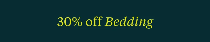 30% Off Bedding