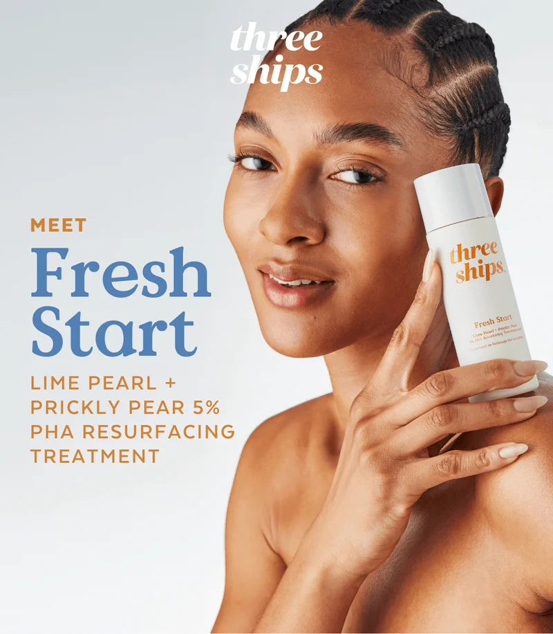 MEET FRESH START: Lime Pearl + Prickly Pear 5% PHA Resurfacing Treatment