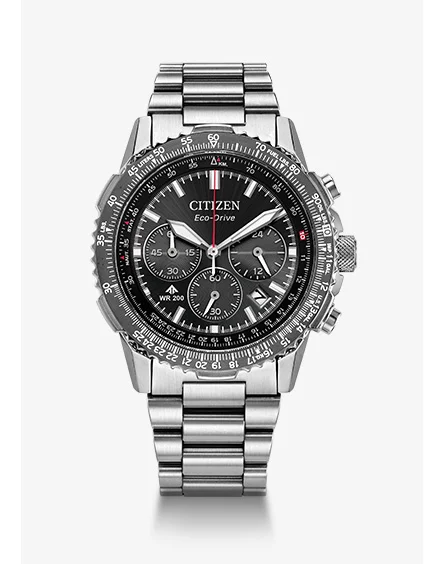 Promaster Navihawk Black Dial Stainless Steel Bracelet | CA4664-60E