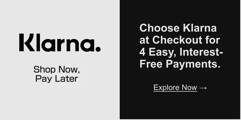 Choose Klarna at Checkout