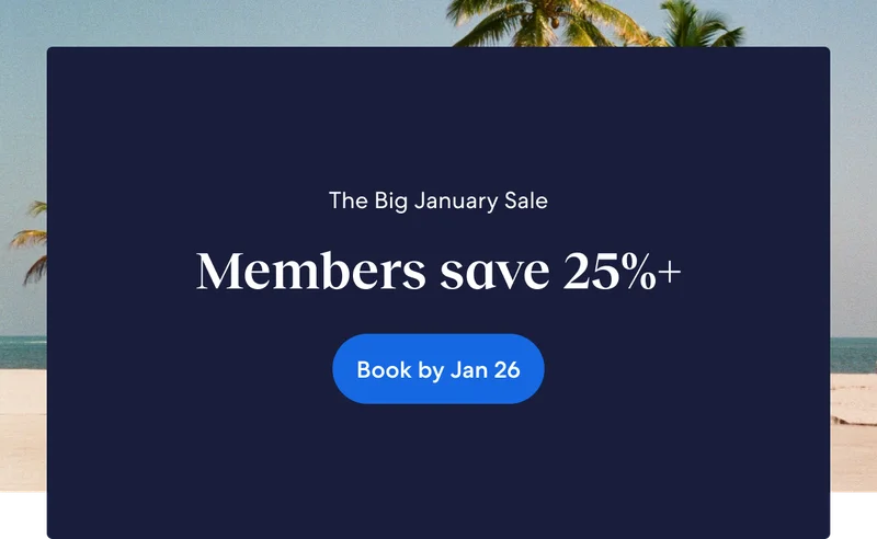 Unlock Big January Sale deals and save 25% or more