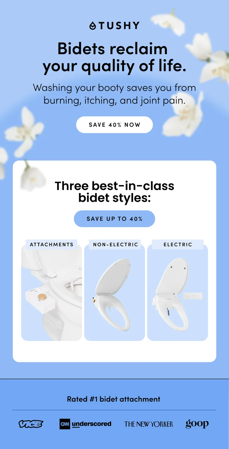 SAVE UP TO 40% NOW