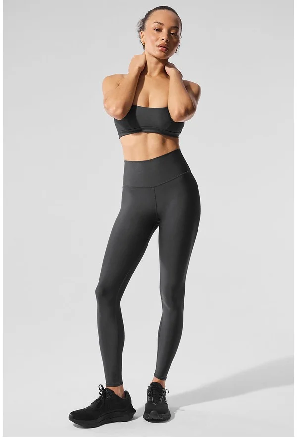 High-Waist Airlift Legging - Anthracite - Anthracite / S / Full 28"