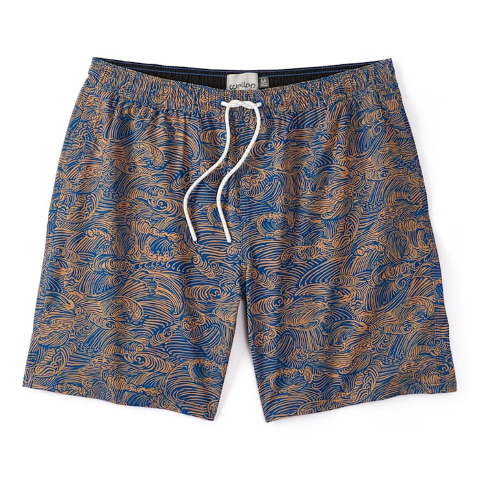 Image of Performance Lined Swim Trunks - 7"