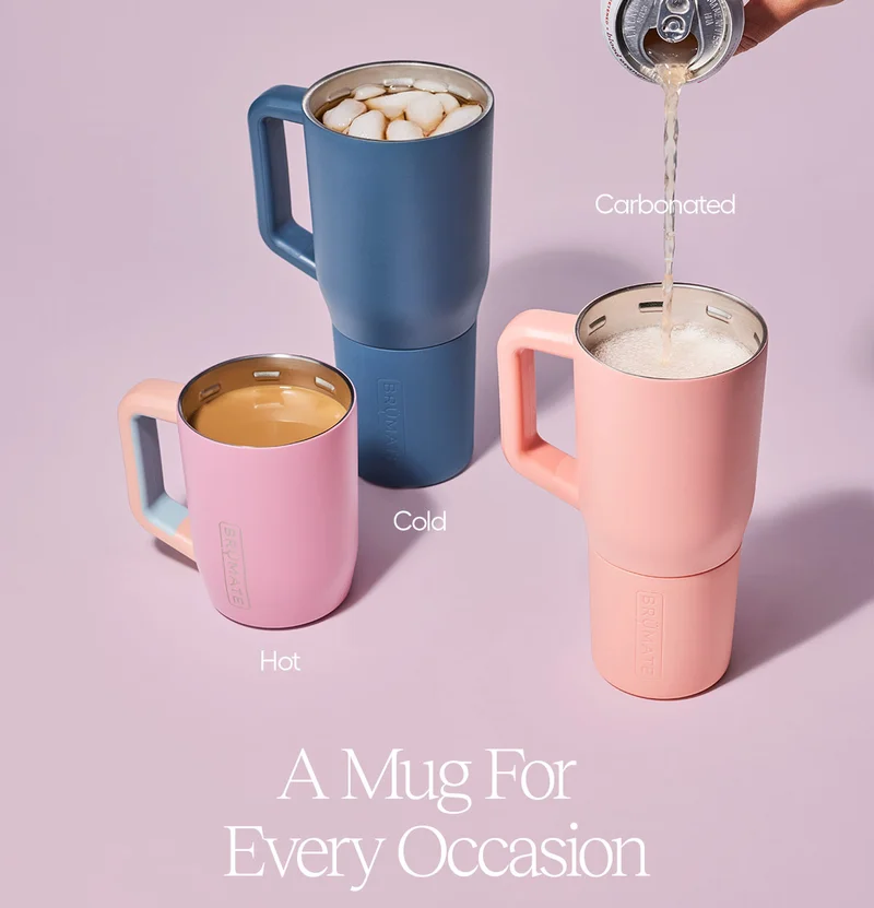 Hot, Cold, Carbonated. A Mug For Every Occasion