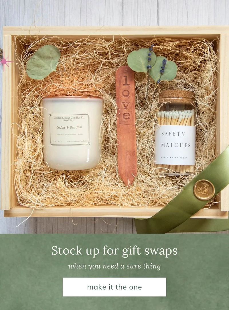 Shop Gift Swap Ideas, White Elephant, Secret Santa