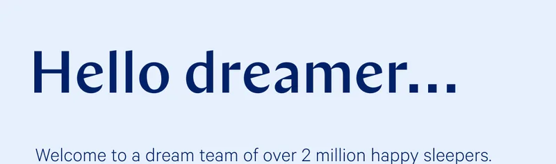 Hello, dreamer