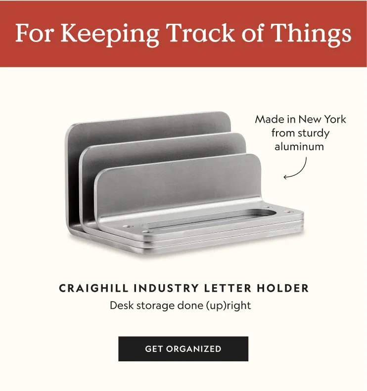 Industry Letter Holder