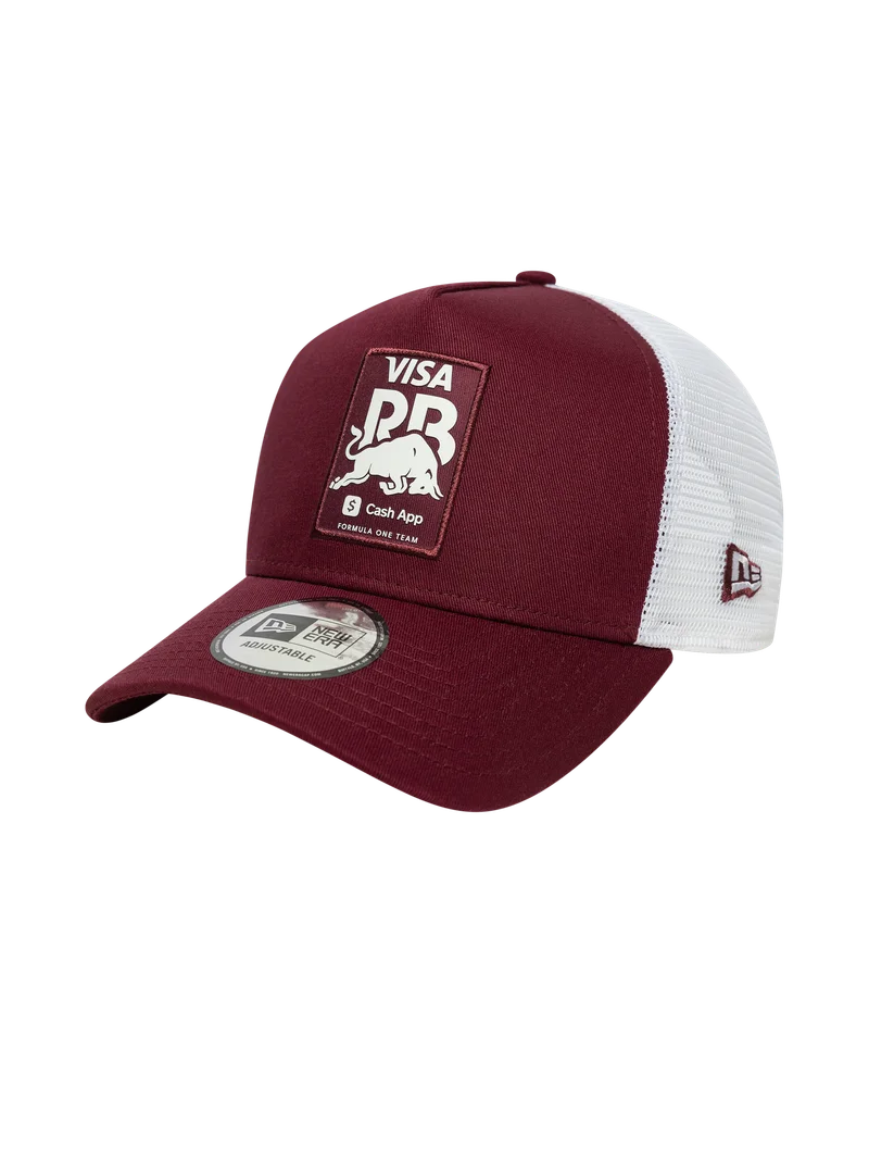 Visa Cash App Racing Bulls New Era Burgundy E-Frame Trucker Hat Visa Cash App Racing Bulls New Era Burgundy E-Frame Trucker Hat