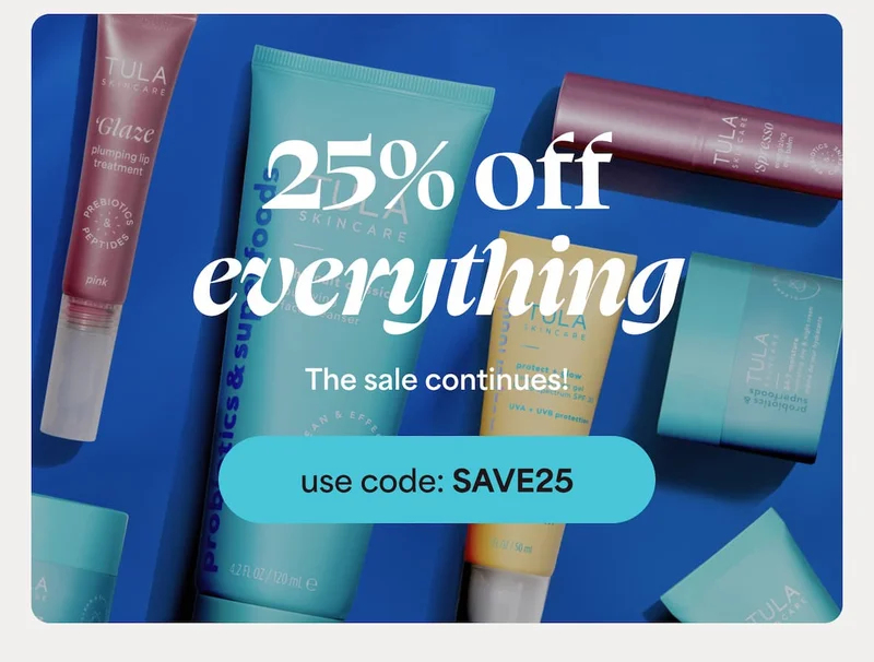 25% off everything. The sale continues! -- use code: discount code