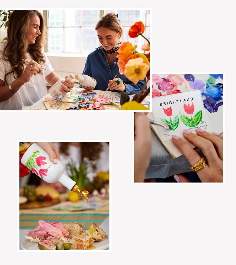Mother's Day Painting with Mom and the Paint & Pour Gift Set
