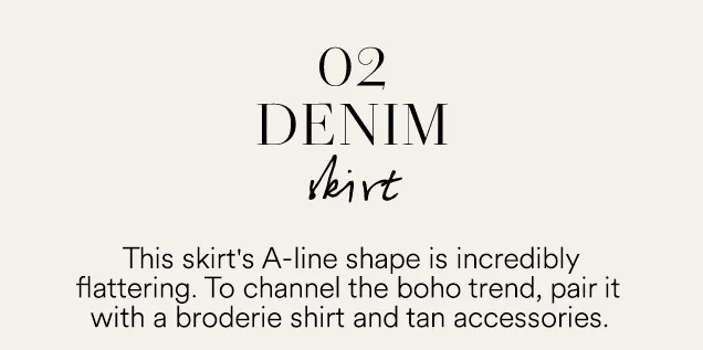 02 DENIM skirt